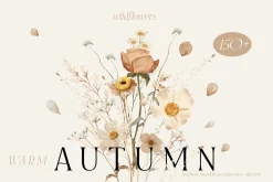 Warm AUTUMN - wildflower collection