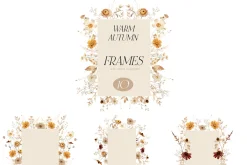 Warm AUTUMN - wildflower collection