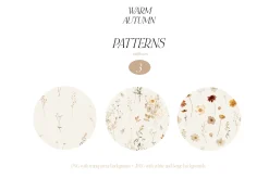 Warm AUTUMN - wildflower collection