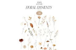 Warm AUTUMN - wildflower collection