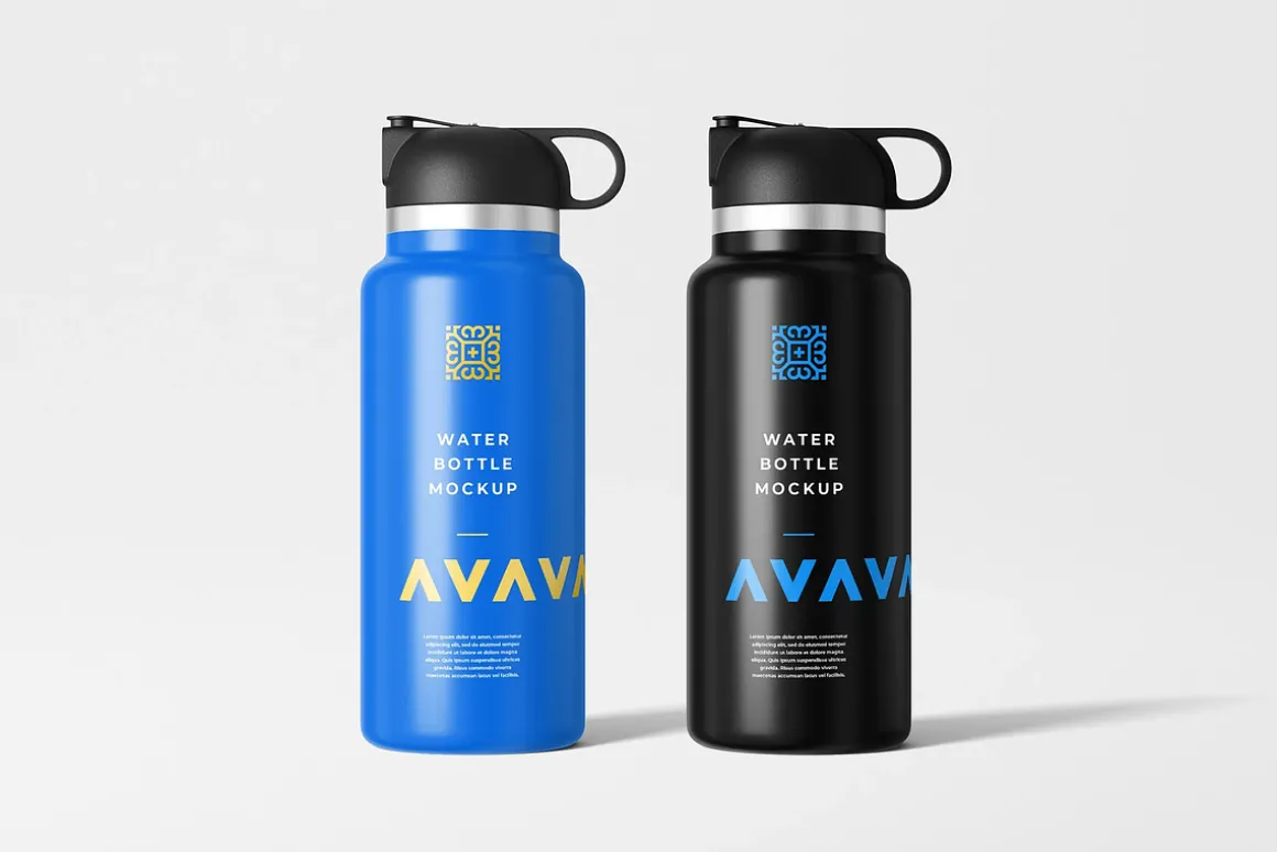 Water Bottle Mockup