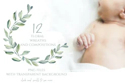 Watercolor Baby Eco Collection