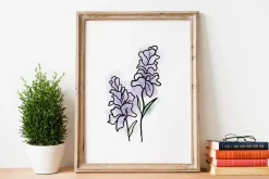 Watercolor Birth Month Flowers