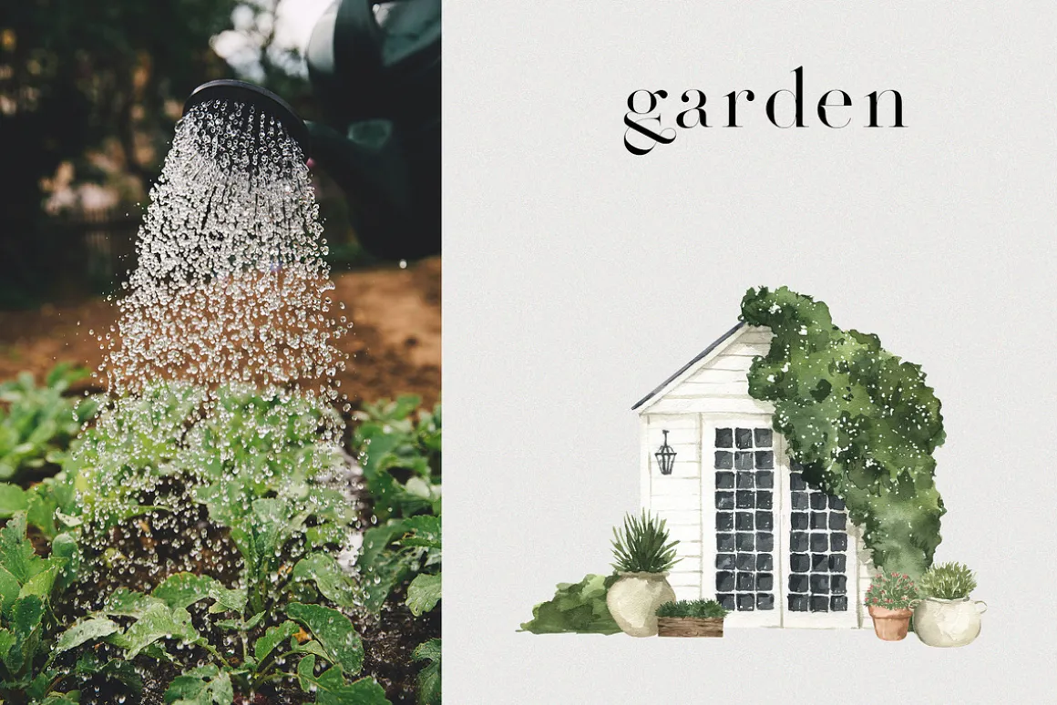 Watercolor Garden vol1