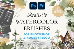 Watercolor Photoshop Fresco Brushes