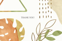 Watercolor Abstract Modern Shapes