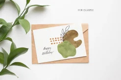Watercolor Abstract Modern Shapes
