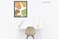 Watercolor Abstract Modern Shapes