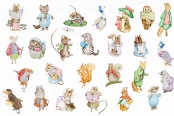 Watercolor Beatrix Potter Clipart