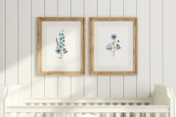 Watercolor Botanical Wildflowers Set