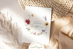 Watercolor Botanical Wildflowers Set