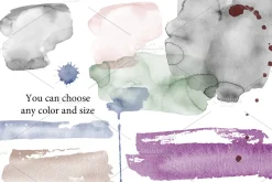 120 Watercolor brushes for photoshop