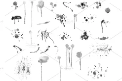 120 Watercolor brushes for photoshop