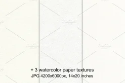 120 Watercolor brushes for photoshop
