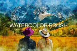 Watercolor Brush Photo Effect