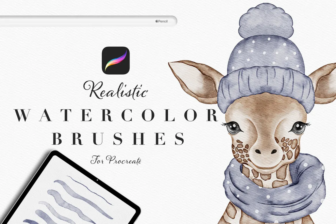 Watercolor Brush Set for Procreate