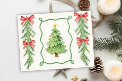 Watercolor Christmas Frames Clipart