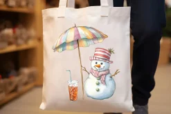 Watercolor Christmas in July Clipart