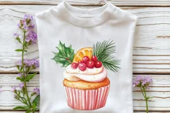 Watercolor Christmas in July Clipart