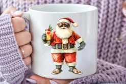 Watercolor Christmas in July Clipart