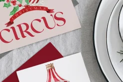 Watercolor Clipart-CHRISTMAS CIRCUS
