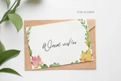 Watercolor fall clipart