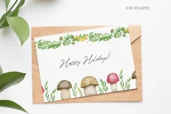 Watercolor fall clipart