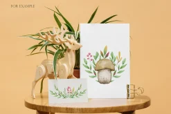 Watercolor fall clipart