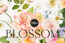 Watercolor Floral Bundle