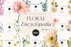 Watercolor Floral Bundle