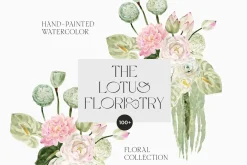 Watercolor Floral Bundle