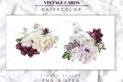 Watercolor Floral Bundle