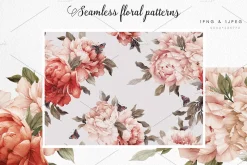 Watercolor Floral Bundle