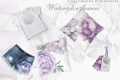 Watercolor Floral Bundle