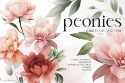 Watercolor Floral Bundle