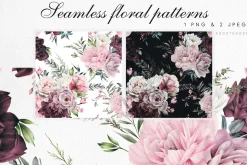 Watercolor Floral Bundle