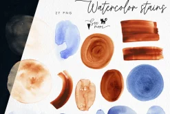 Watercolor Floral Bundle