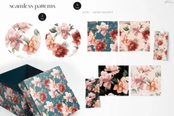 Watercolor Floral Bundle