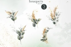 Watercolor Floral Bundle