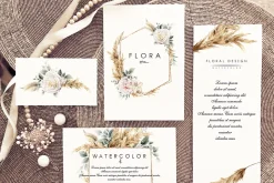Watercolor Floral Bundle