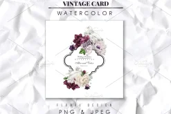 Watercolor Floral Bundle