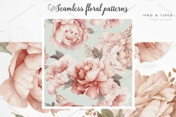 Watercolor Floral Bundle