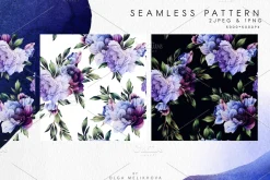 Watercolor Floral Bundle