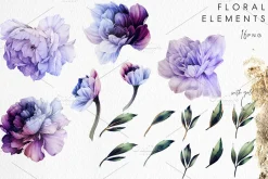 Watercolor Floral Bundle