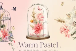Watercolor Floral Bundle