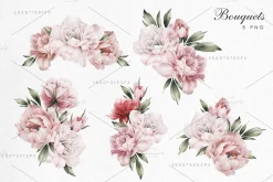 Watercolor Floral Bundle