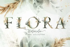 Watercolor Floral Bundle