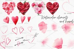 Watercolor Floral Bundle