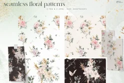 Watercolor Floral Bundle