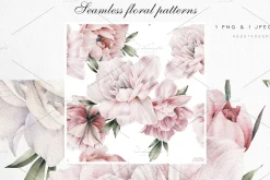 Watercolor Floral Bundle